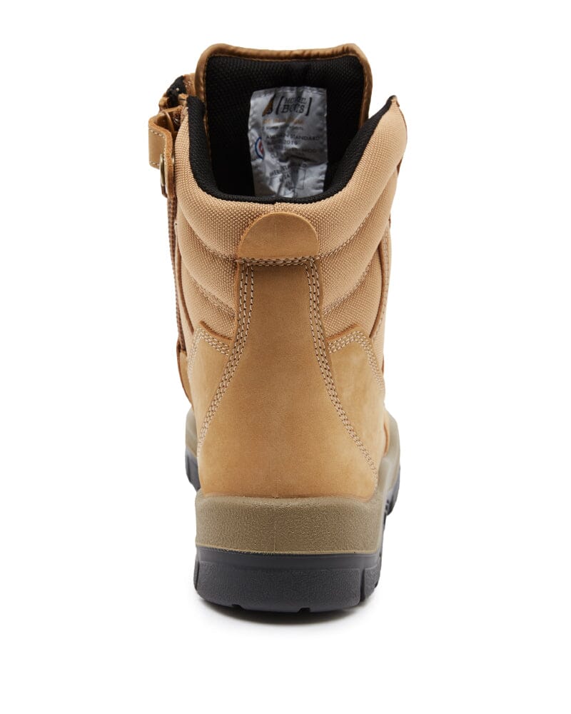 451 High Leg Zipsider Boot with Scuff Cap - Wheat - Image 3