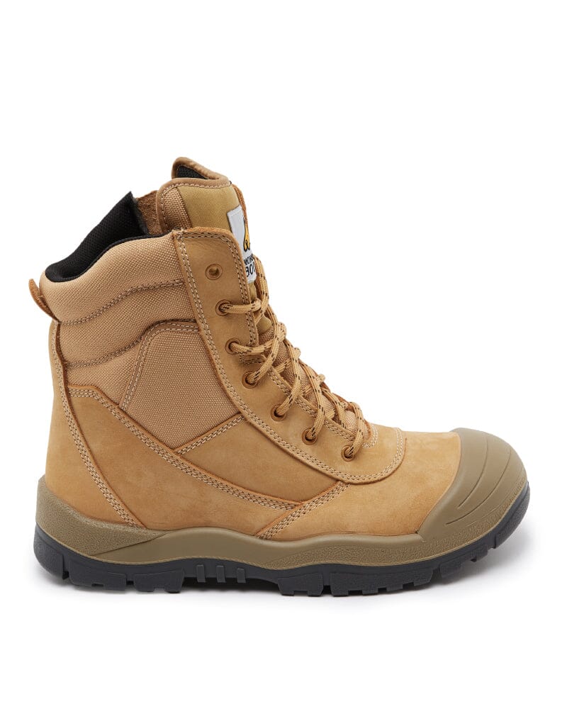 451 High Leg Zipsider Boot with Scuff Cap - Wheat - Image 4