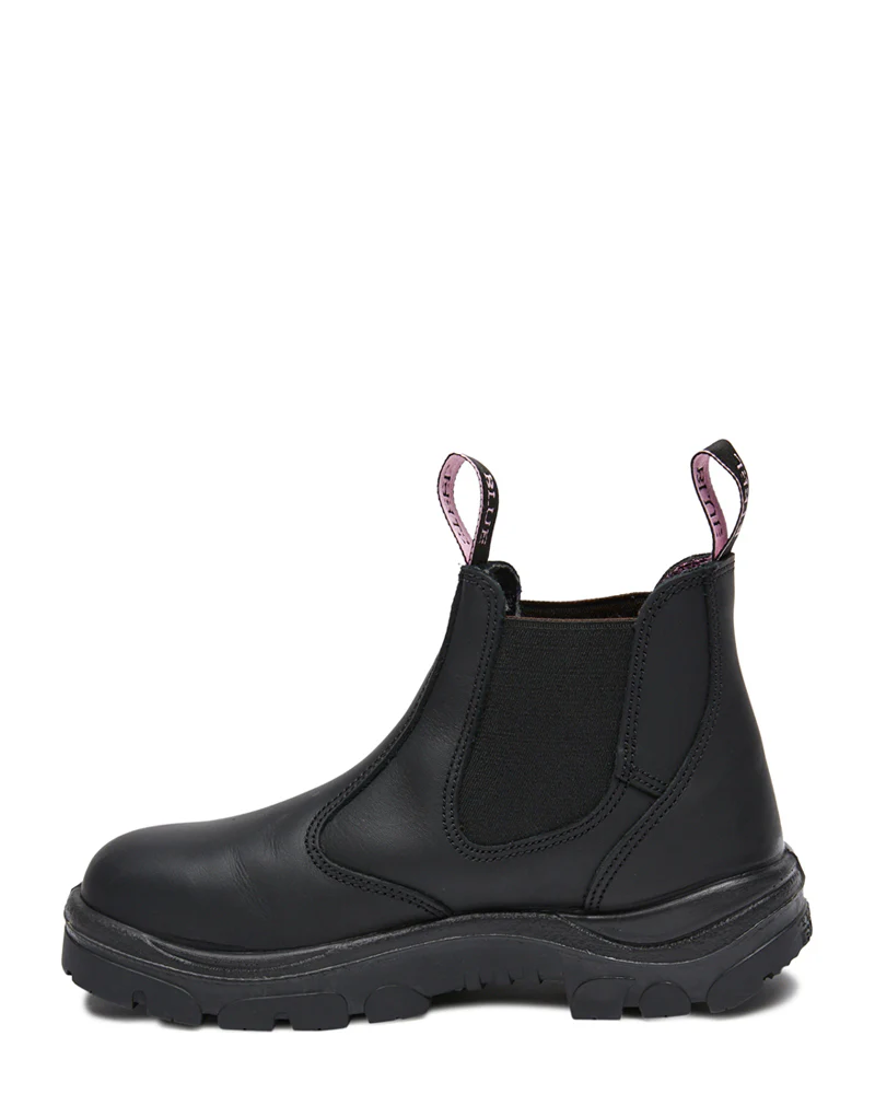 Ladies Hobart Elastic Sided Boot - Black - Image 2