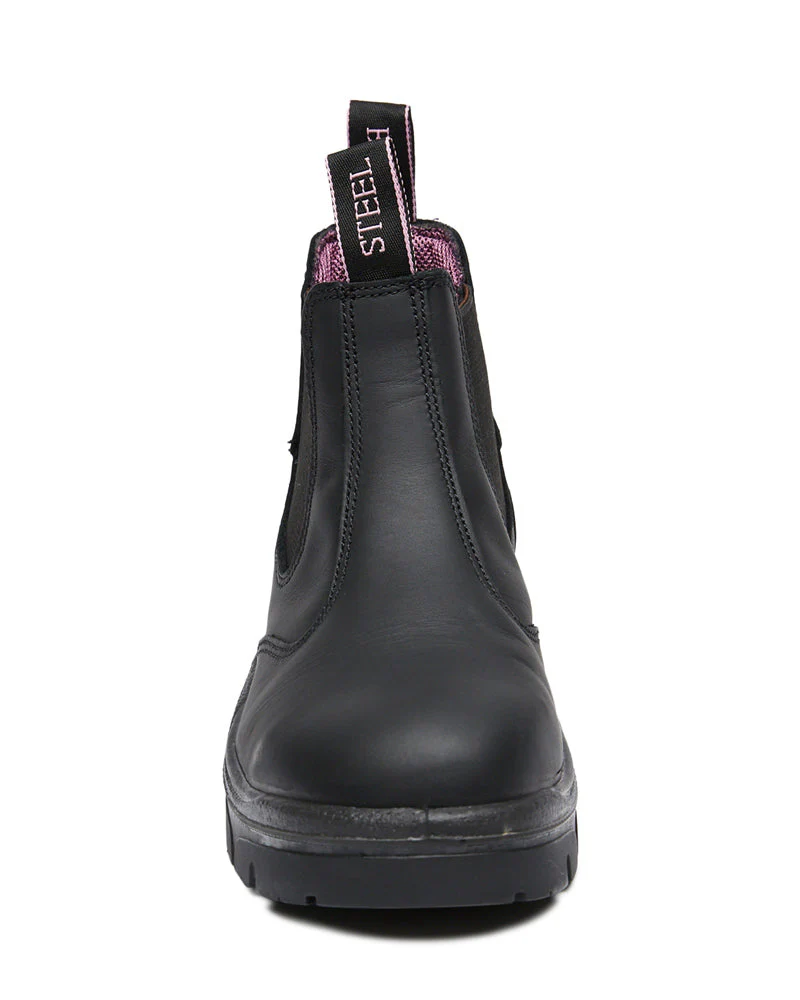 Ladies Hobart Elastic Sided Boot - Black - Image 5