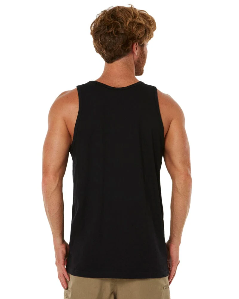 Classic Fit Singlet - Black - Image 4