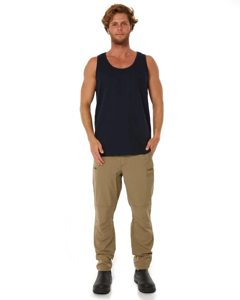 Classic Fit Singlet - Navy - Image 2
