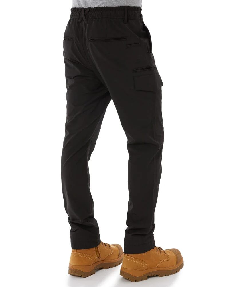 Jet-Lite Hybrid Elastic Waist Cuff Pant - Black - Image 5