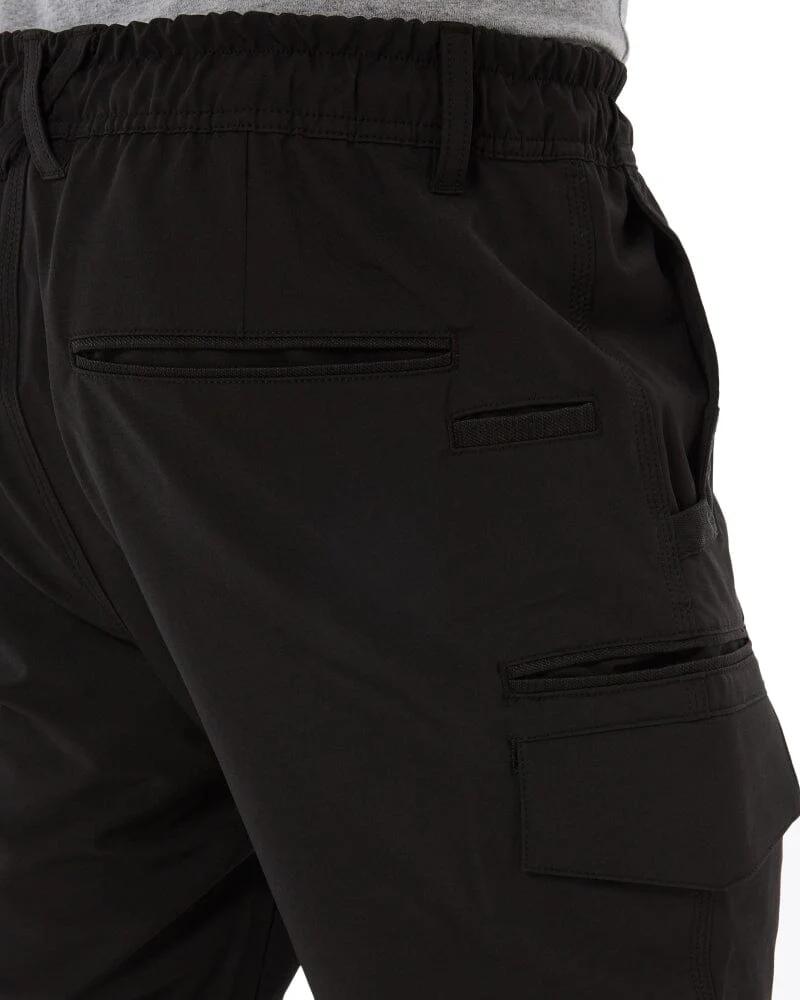 Jet-Lite Hybrid Elastic Waist Cuff Pant - Black - Image 6
