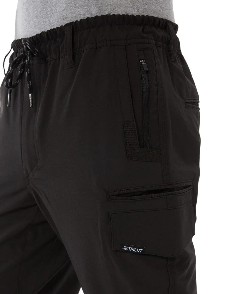 Jet-Lite Hybrid Elastic Waist Cuff Pant - Black - Image 7