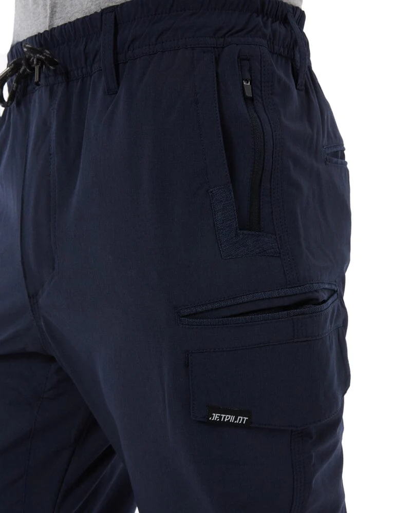Jet-Lite Hybrid Elastic Waist Cuff Pant - Navy - Image 7