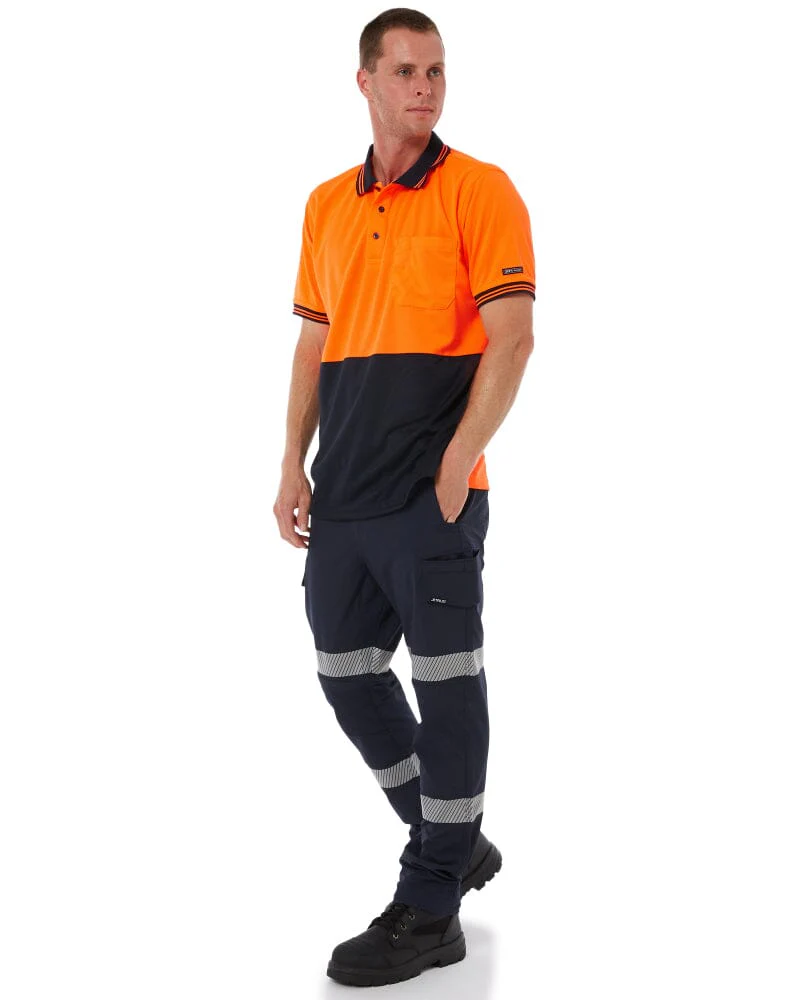 Jet-Lite Hybrid Taped Elastic Waist Cuff Pant - Navy - Image 2