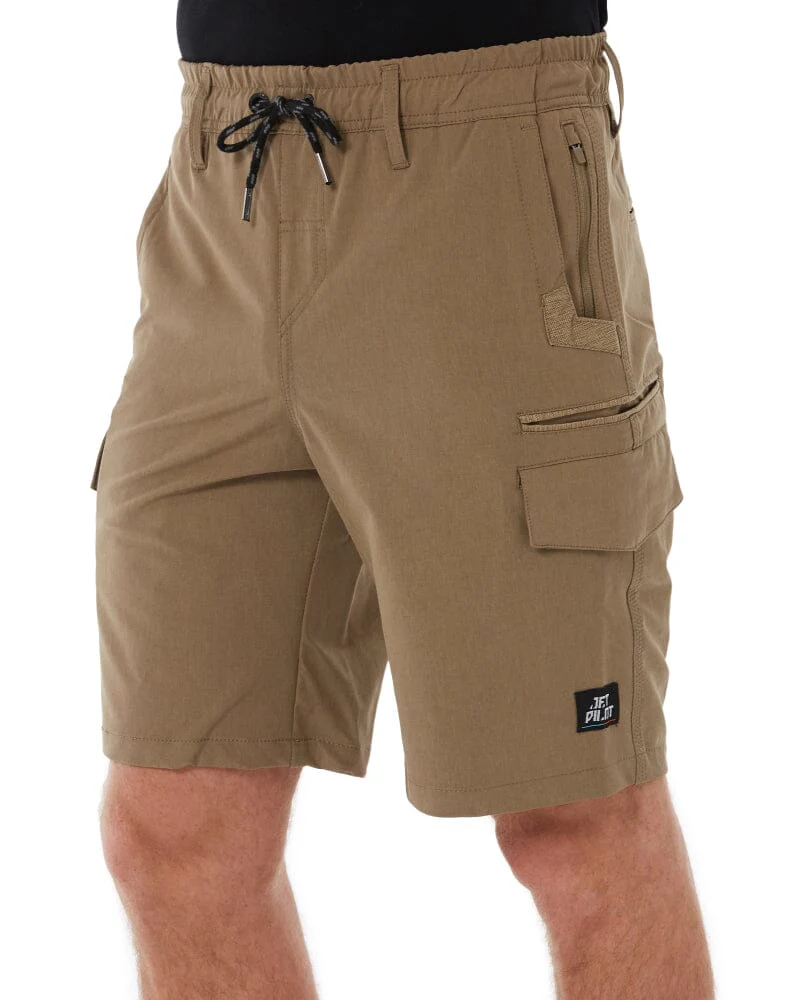 Jet-Lite Hybrid Utility Short - Khaki - Image 3
