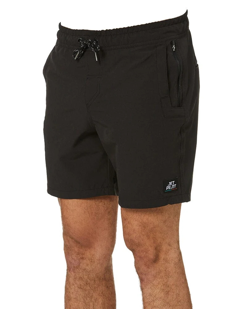 Tradies Jet-Lite Hybrid Shorts Value - Black - Image 3