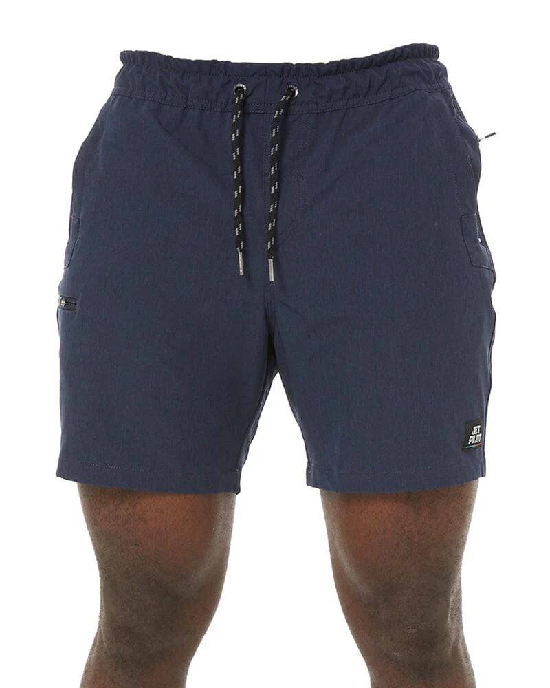 Tradies Jet-Lite Hybrid Shorts Value Pack - Navy - Image 2
