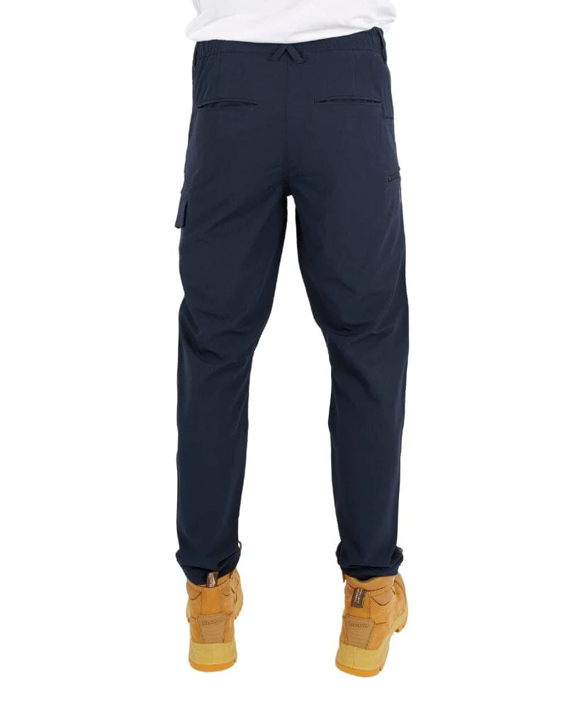 Tradies Jet-Lite Hybrid Elastic Waist Work Pants Value Pack - Navy - Image 3