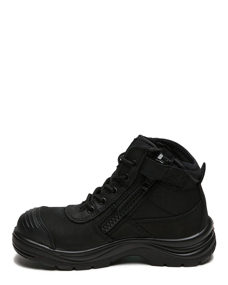 Womens Tradie Safety Boot - Black - Image 4