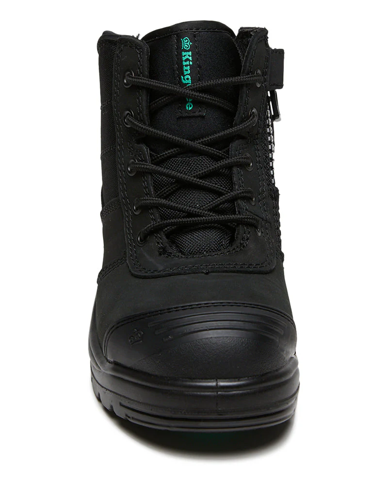 Womens Tradie Safety Boot - Black - Image 5
