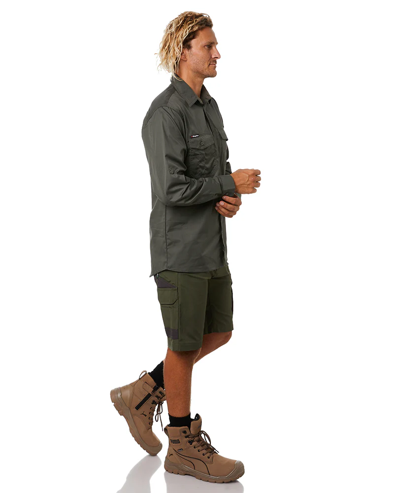 Workcool 2 Long Sleeve Shirt - Green - Image 2