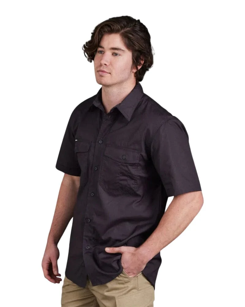 Workcool 2 Short Sleeve Shirt - Charcoal - Image 2