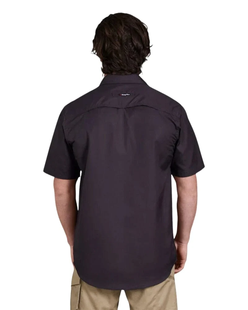 Workcool 2 Short Sleeve Shirt - Charcoal - Image 3