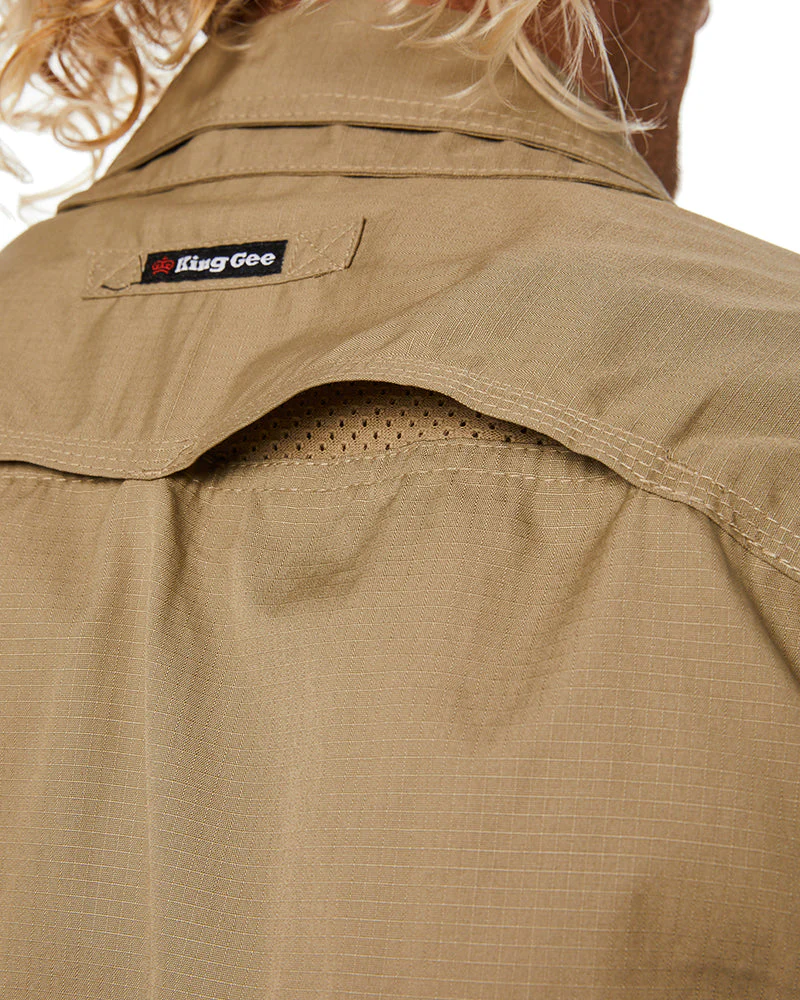 Workcool 2 Short Sleeve Shirt - Khaki - Image 5