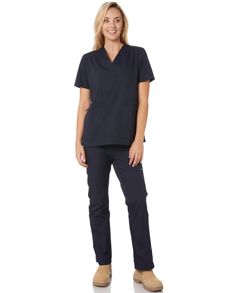 Ladies Scrubs Pant - Navy - Image 2