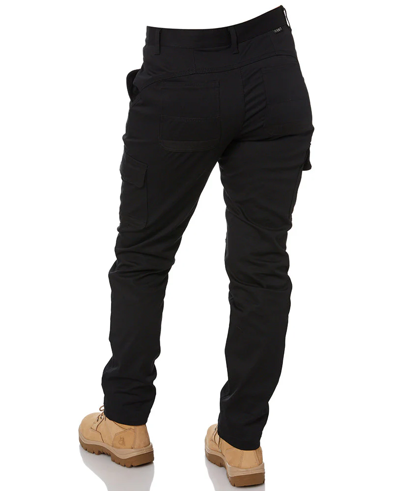 Ladies Staple Cargo Pants - Black - Image 4