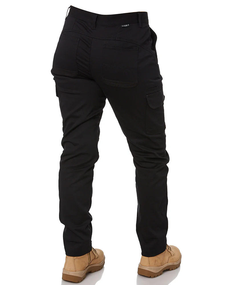 Ladies Staple Cargo Pants - Black - Image 5