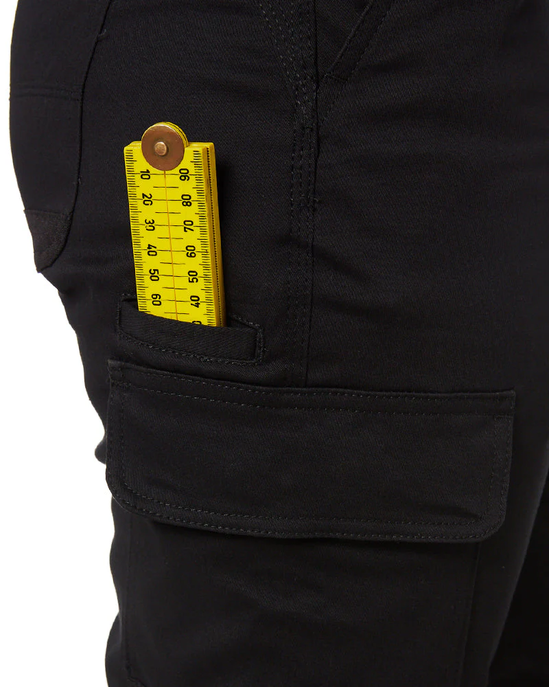 Ladies Staple Cargo Pants - Black - Image 6