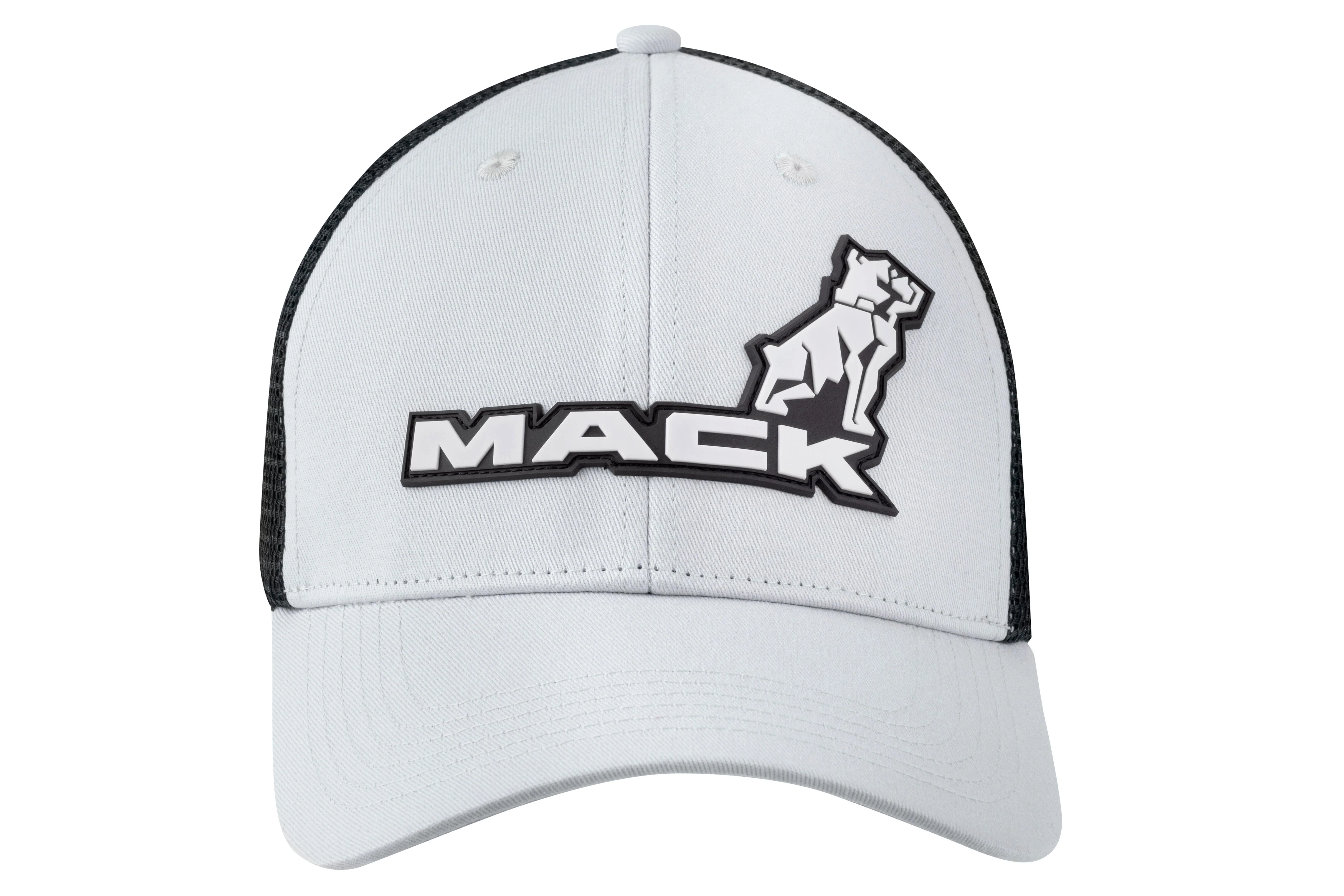 2 Tone Curved Trucker Cap - Silver/Grey - Image 2