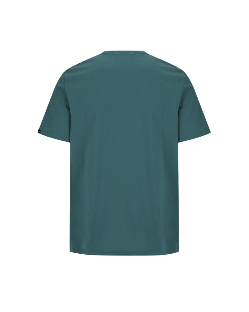 Classic Cotton Crew Neck SS Shirt - Teal - Image 2