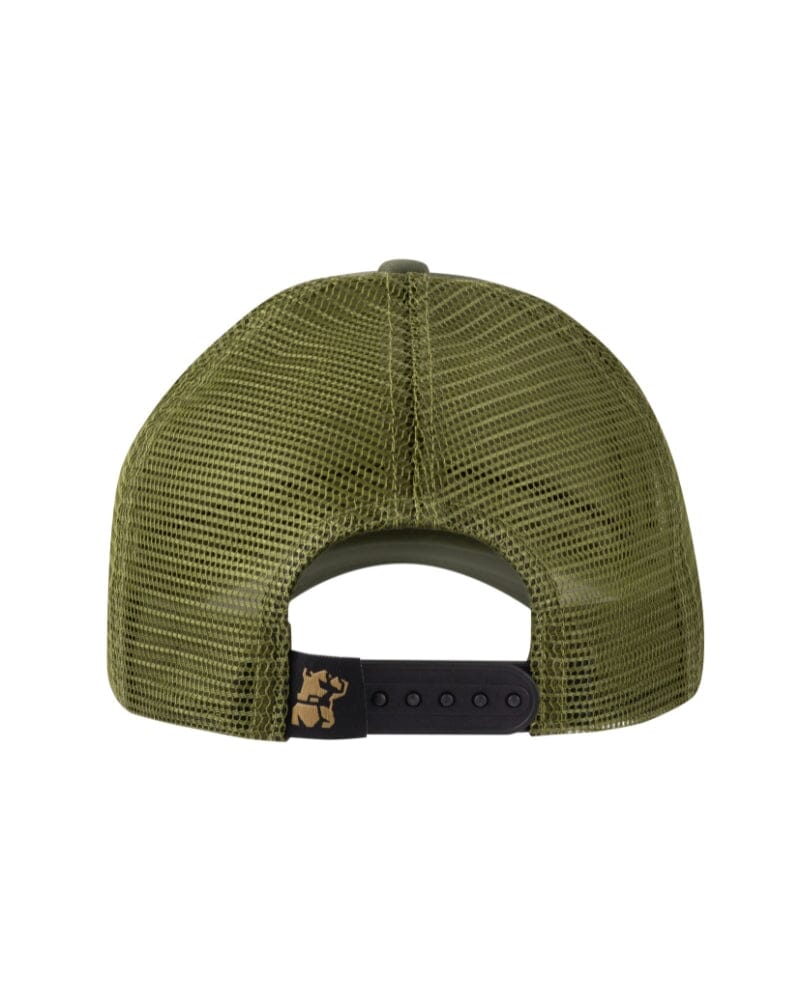 Curved Foam Baseball Cap - Military Green - Image 3