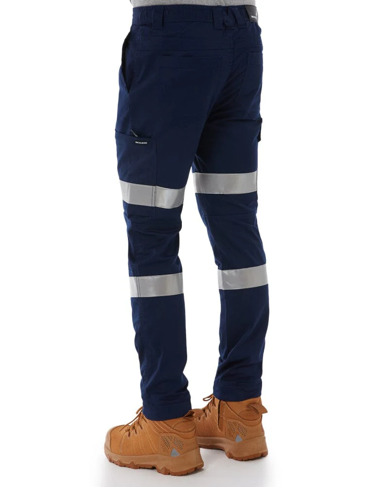 Stretch Bio Motion Taped Cuffed Cargo Pant - Navy - Image 4