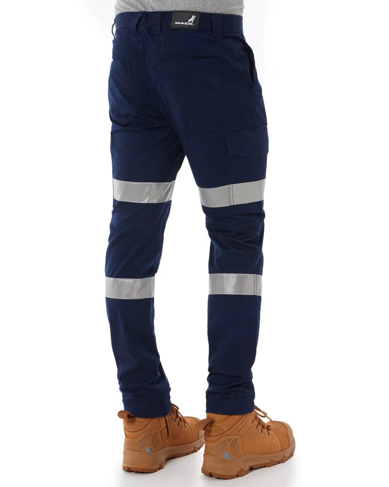 Stretch Bio Motion Taped Cuffed Cargo Pant - Navy - Image 5
