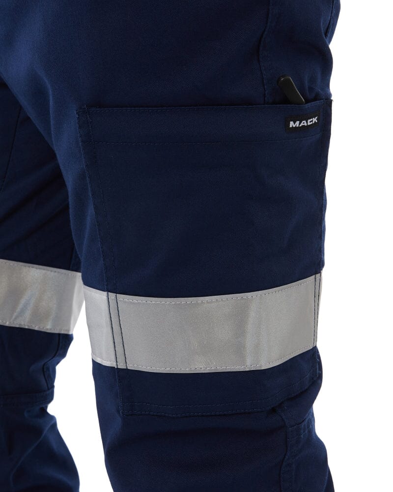 Stretch Bio Motion Taped Cuffed Cargo Pant - Navy - Image 7