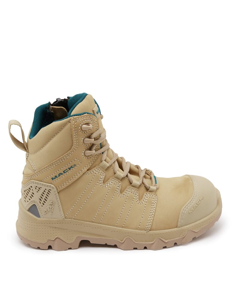 Womens Octane 2.0 Zip Side Safety Boot - Sand - Image 4