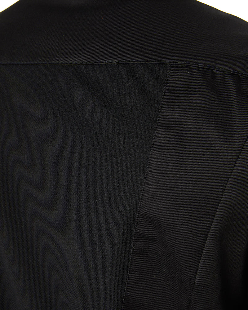 Mesh Air Pro SS Chefs Jacket - Black - Image 7