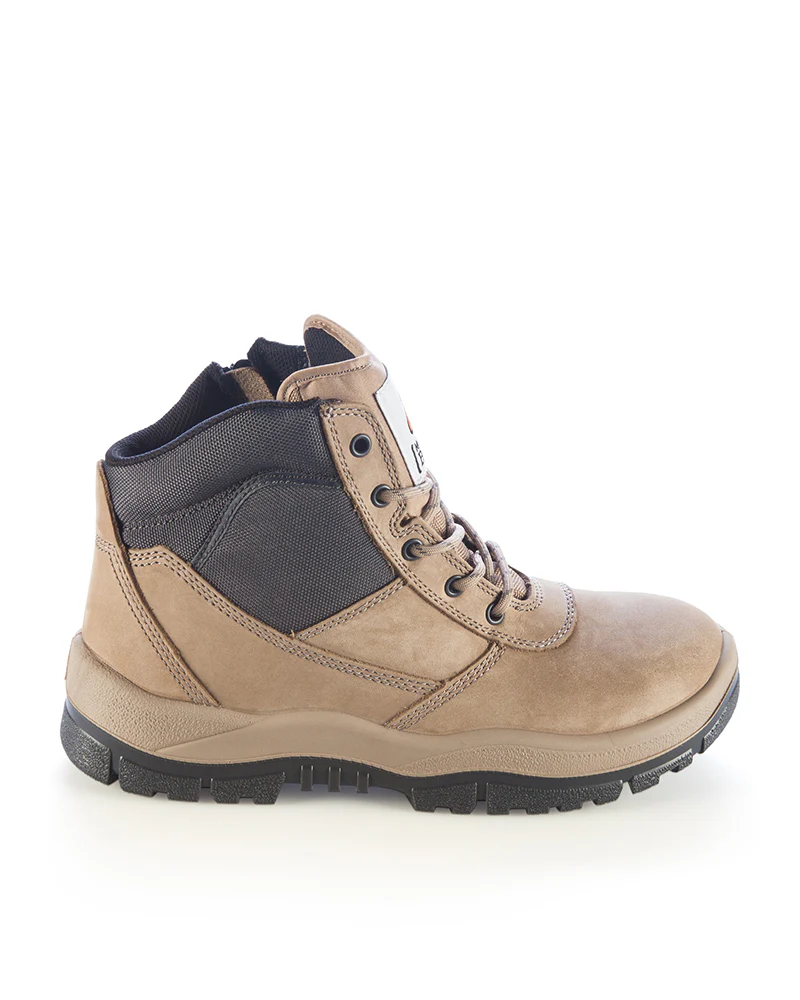 961 Non Safety Zip Sided Boot - Stone - Image 4