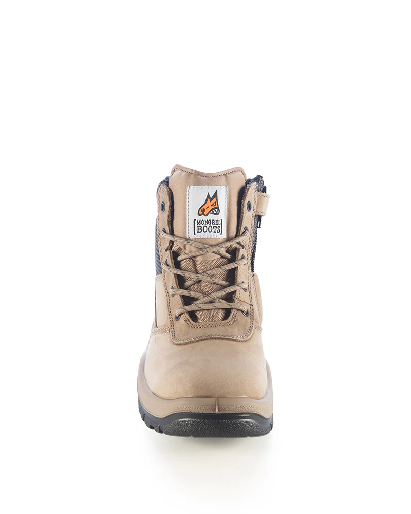 961 Non Safety Zip Sided Boot - Stone - Image 5