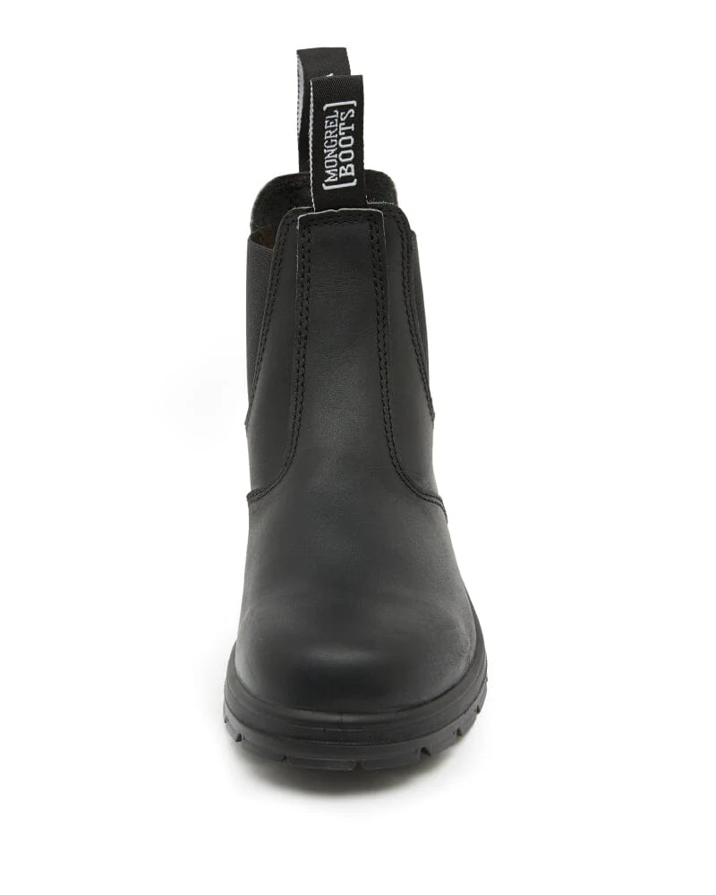 K9 Oil Kip Elastic Sided Boot - Black - Image 5