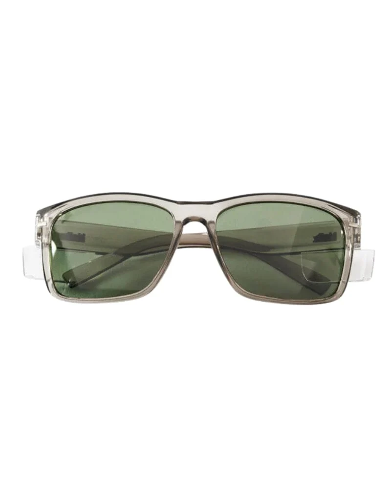 Big Kenneth Polarised Safety Glasses - Steel - Image 2