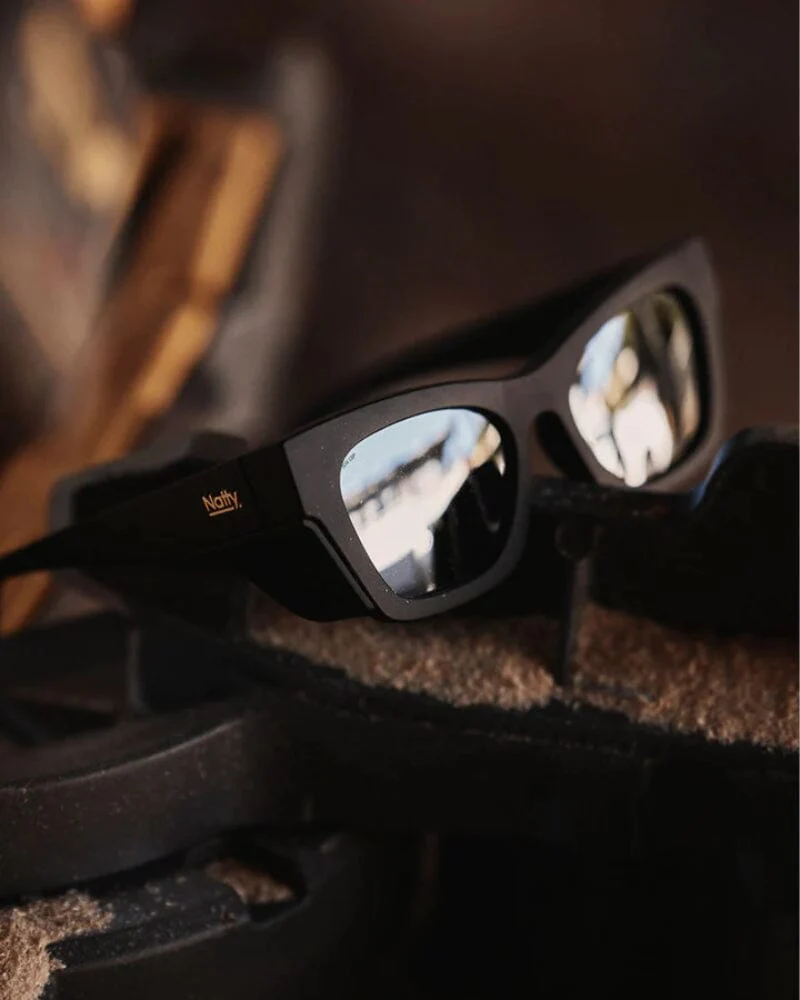 Browse Safety Glasses - Matte Black/Silver Mirror - Image 4