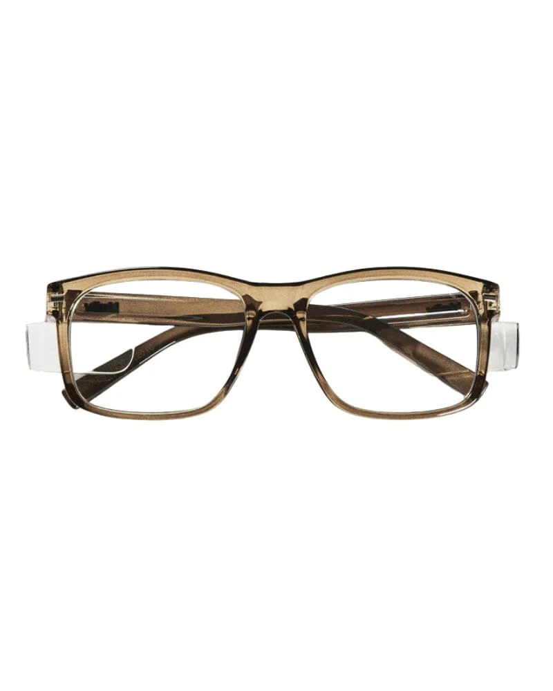 Kenneth Safety Glasses - Olive/Clear - Image 2