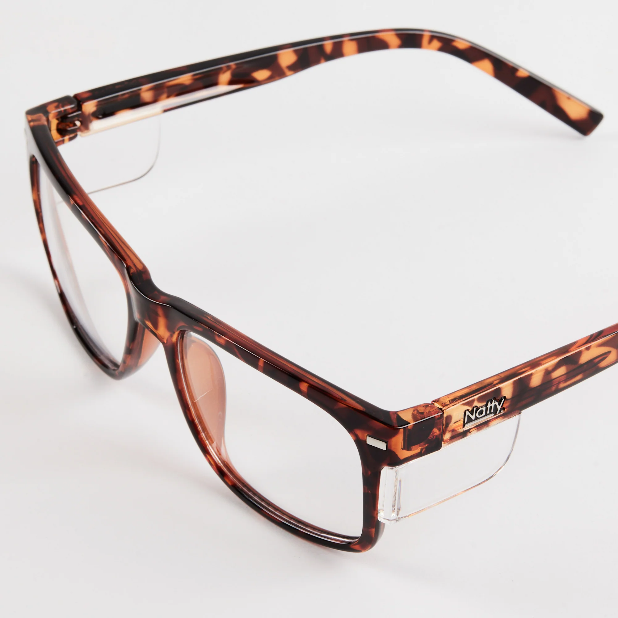 Kenneth Safety Glasses - Tortoise/Clear - Image 2