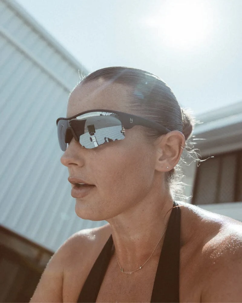 Rev Polarised Safety Glasses - Silver Mirror - Image 2