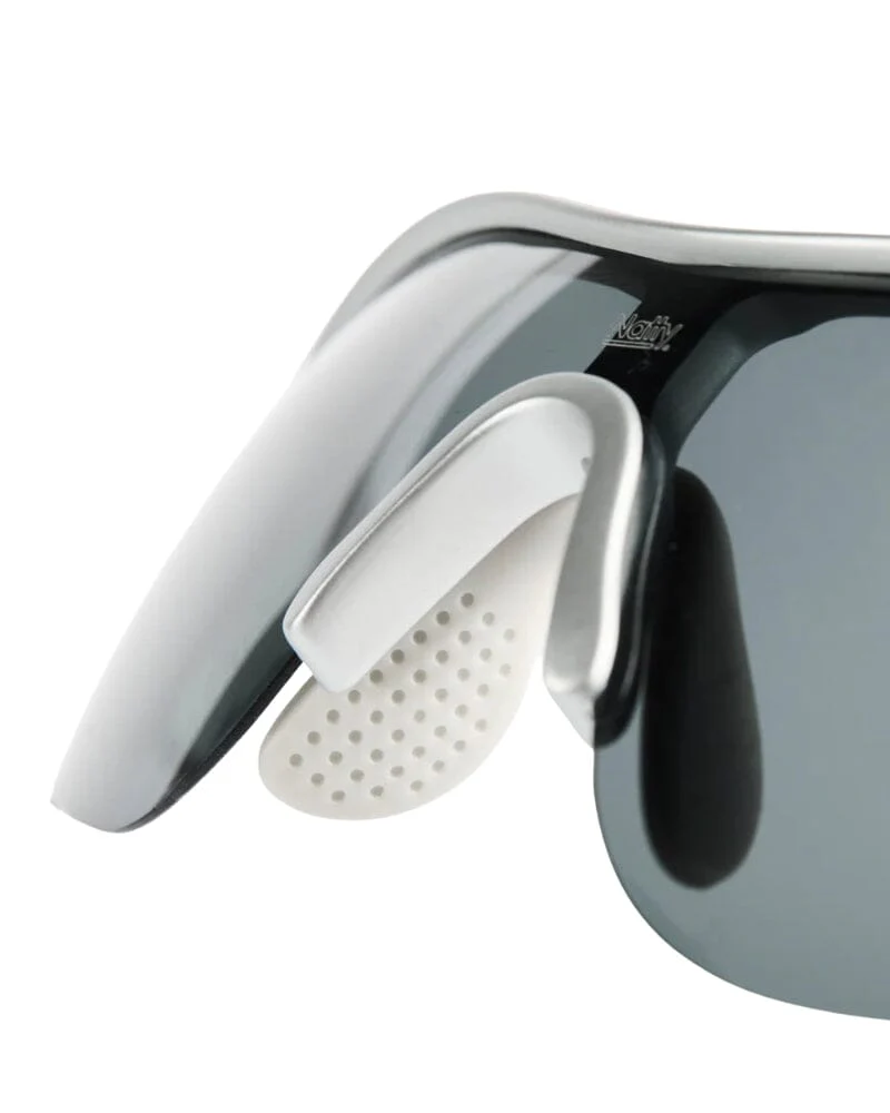 Rev Polarised Safety Glasses - Silver/Smoke - Image 4