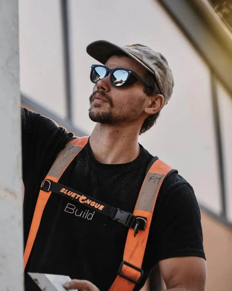 Roys Safety Glasses - Matte Black/Silver Mirror - Image 4