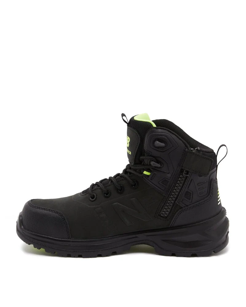Calibre Zip Side Safety Boot - Black - Image 2
