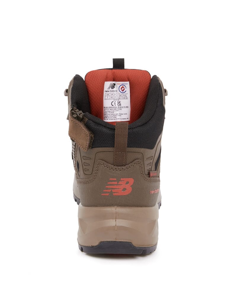 Calibre Zip Side Safety Boot - Chocolate - Image 3