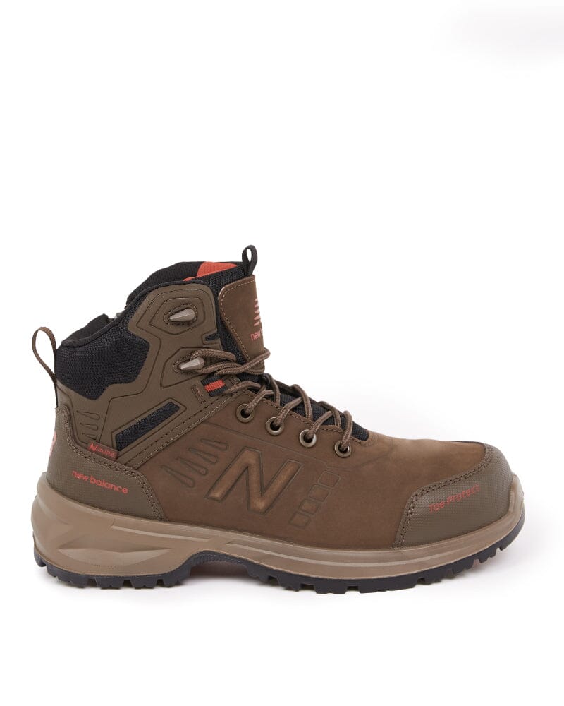 Calibre Zip Side Safety Boot - Chocolate - Image 4