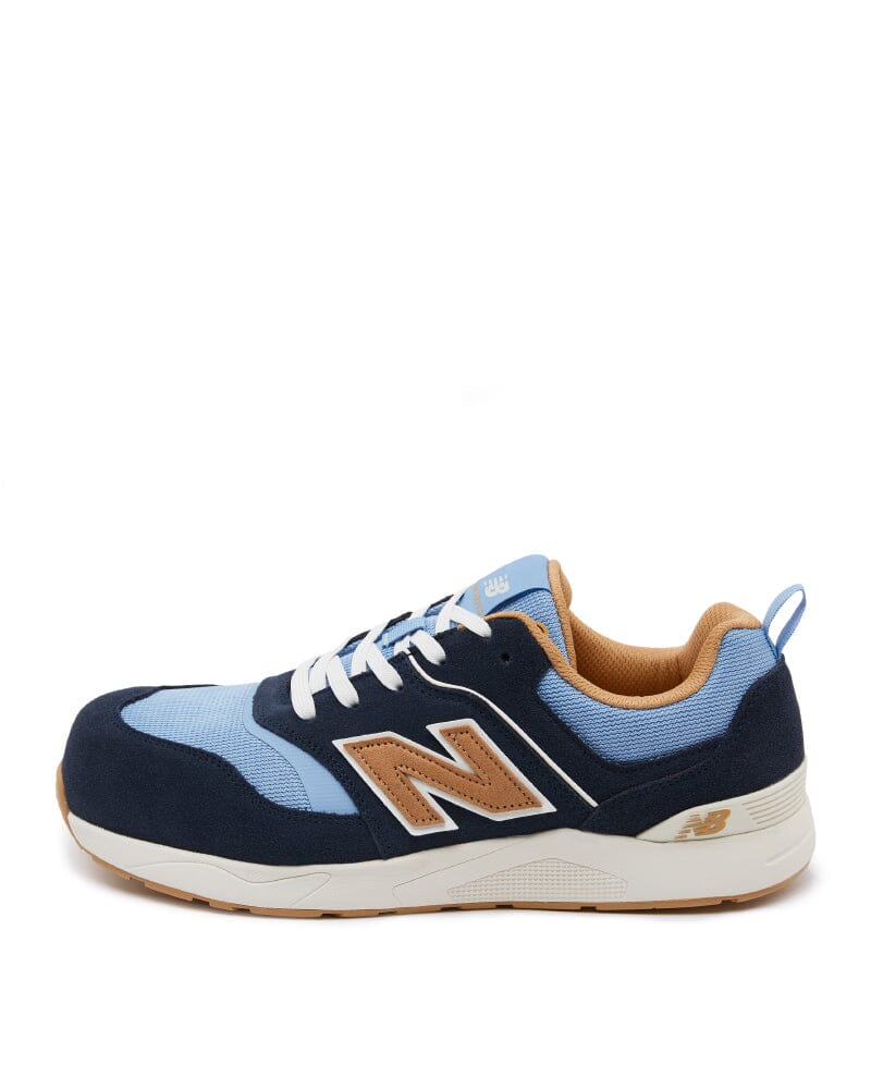 Elite Lite Safety Shoe - Blue/Coffee - Image 2
