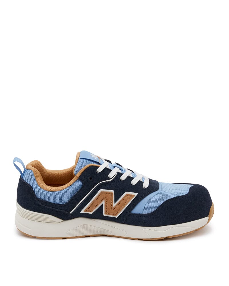 Elite Lite Safety Shoe - Blue/Coffee - Image 4