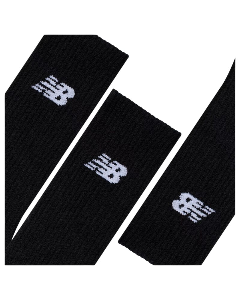 Everyday Crew Sock 3pk - Black - Image 3