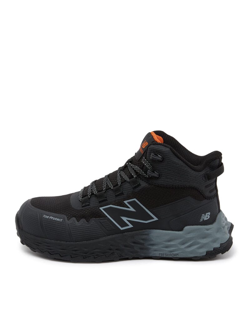 Womens Cremorne Mid Safety Shoe - Black/Grey - Image 2
